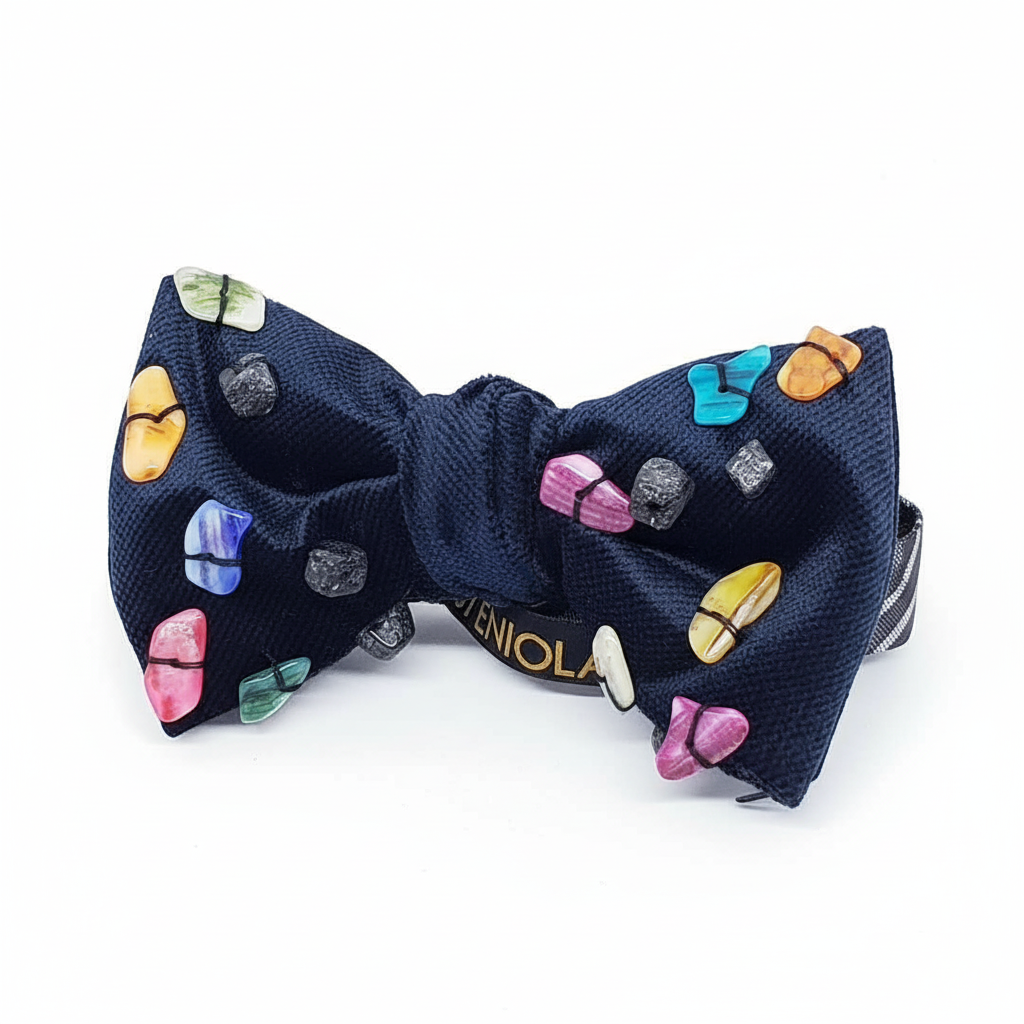 The Stoned Velvet Bowtie