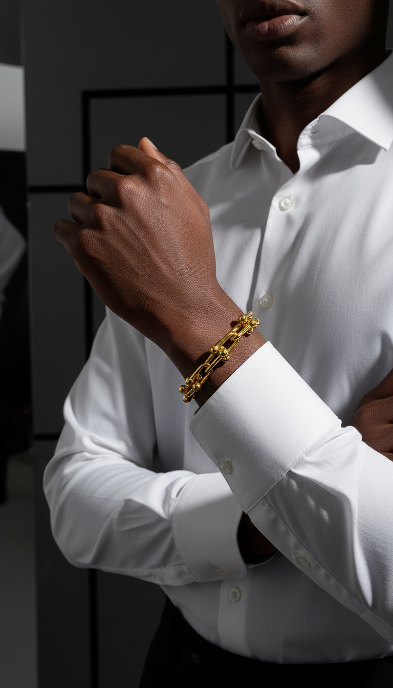 The UNITY Sovereign Link Bracelet (Gold)