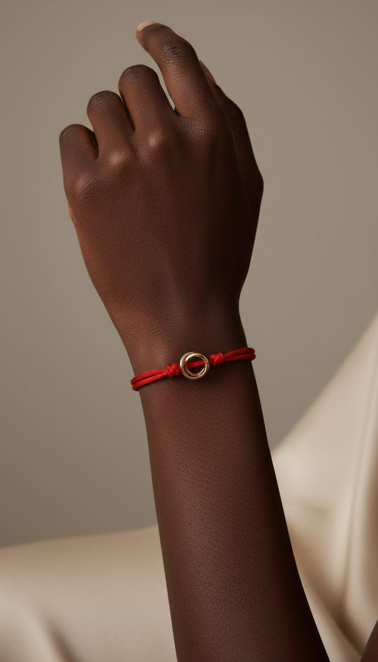 The Trinity Rope Bracelet (Red)