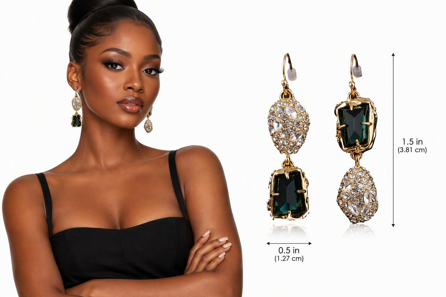 Crown Jade Earrings