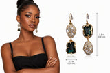 Crown Jade Earrings