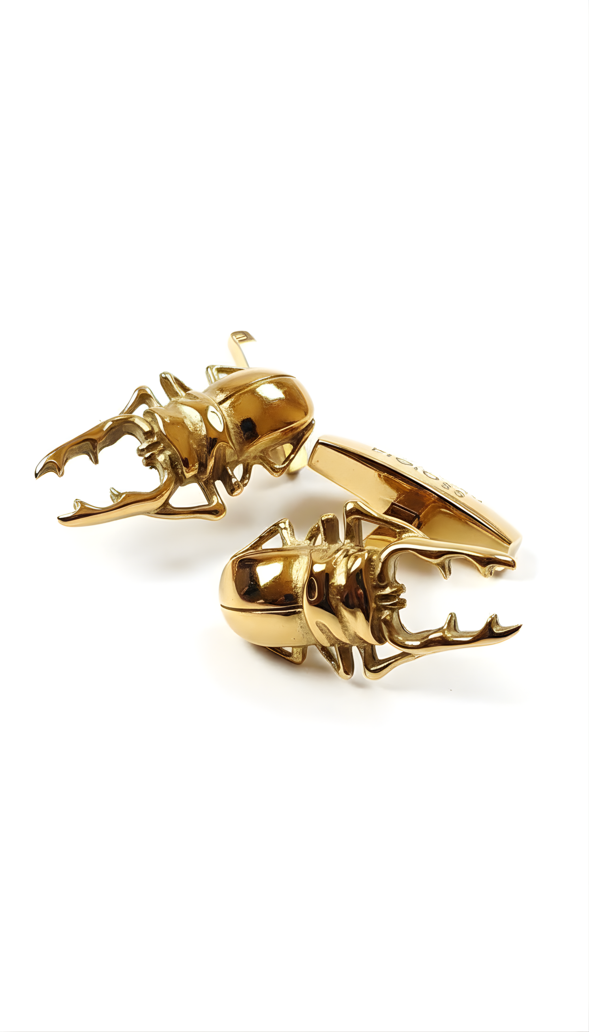 Egyptian  Scarab 18KT Gold plated cufflinks