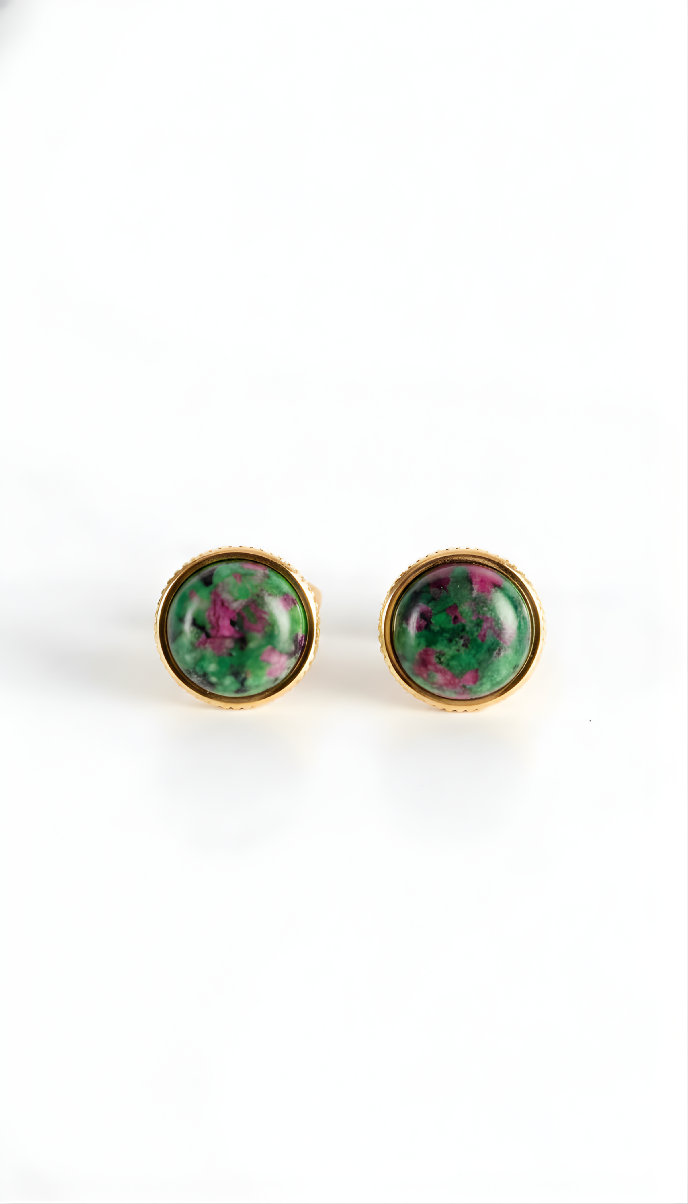 JASPER 18KT GOLD PLATED CUFFLINKS