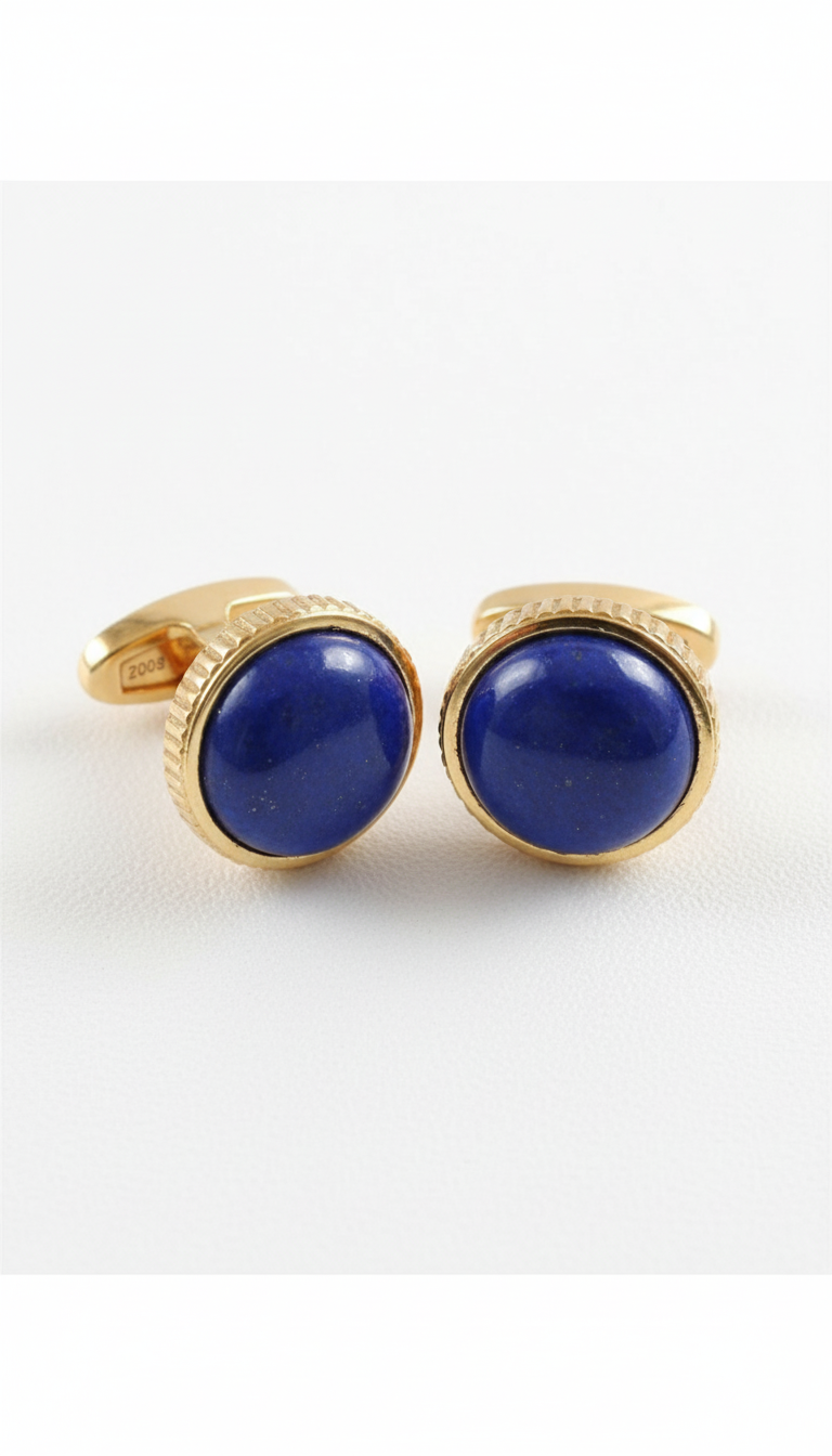 Lapiz Lazuli Natural Gemstone Cufflinks