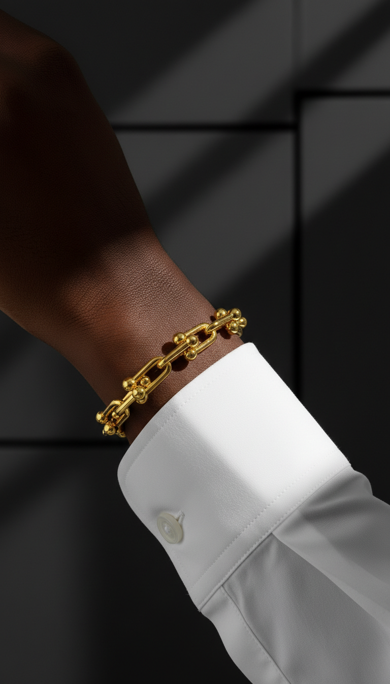 The UNITY Sovereign Link Bracelet (Gold)