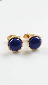 Lapiz Lazuli Natural Gemstone Cufflinks
