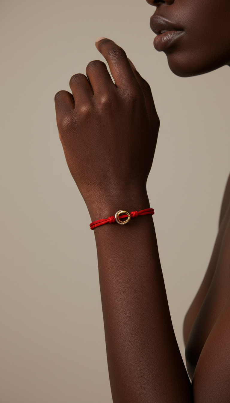 The Trinity Rope Bracelet (Red)