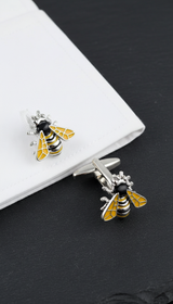 The Sovereign Cufflinks – Royal Hive Emblem