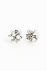 Celestial Pearl Cluster Earrings