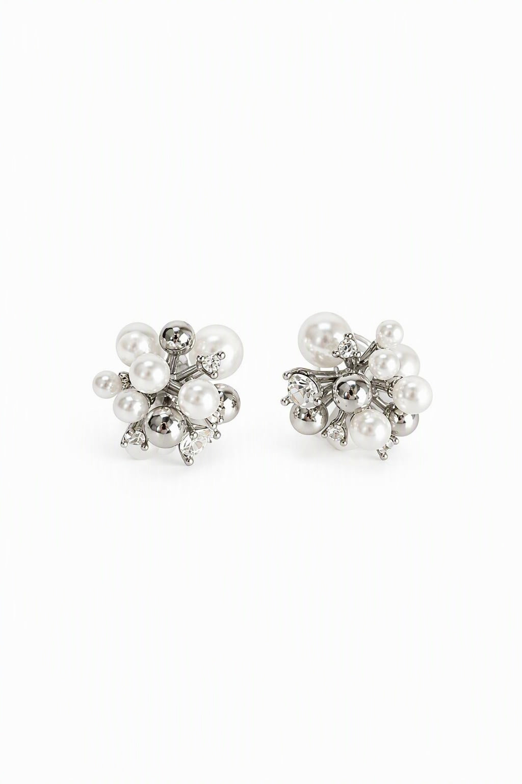 Celestial Pearl Cluster Earrings