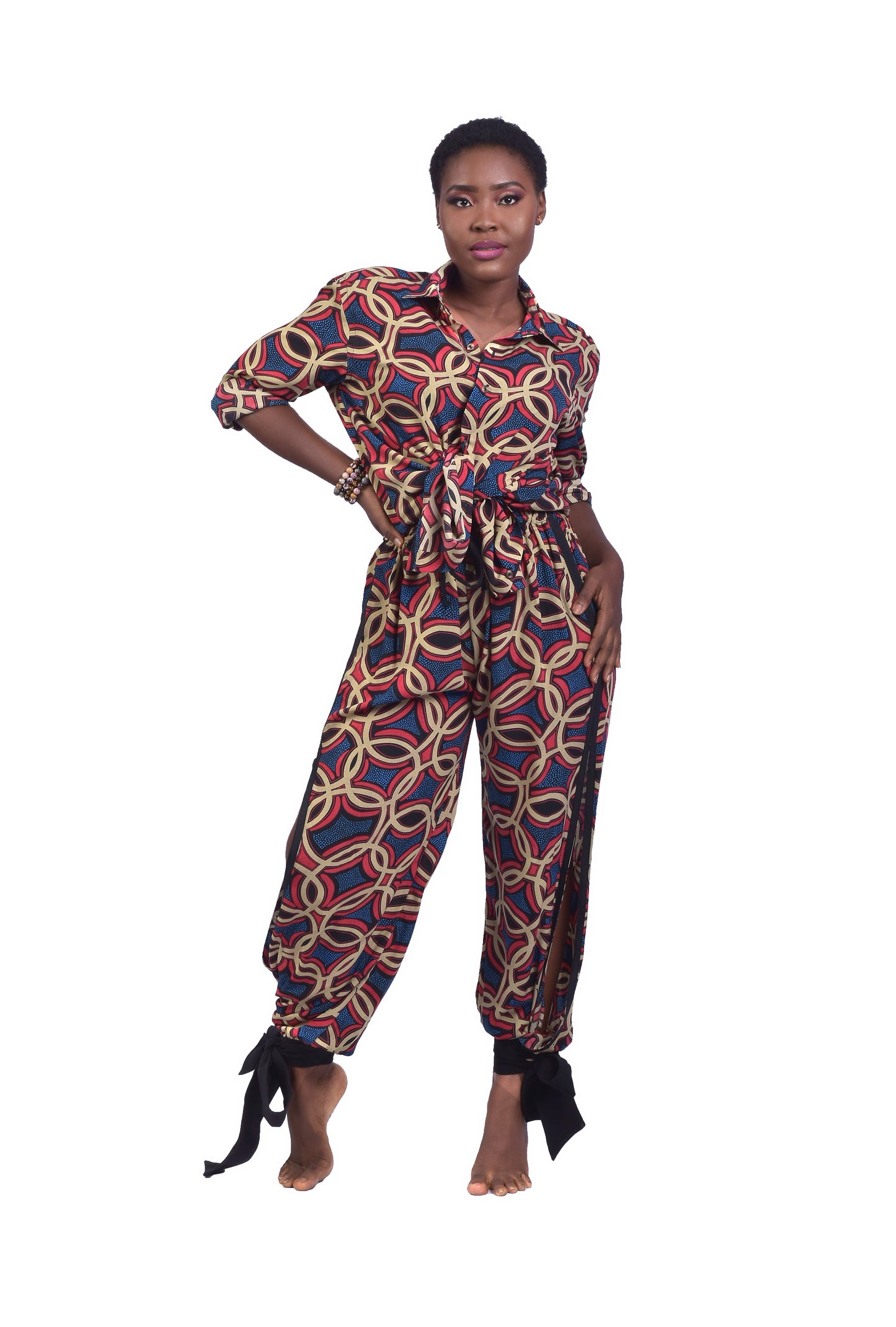 THE ANKARA PRINT CHIFFON SET