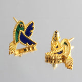 The Verdant Hummingbird Earrings