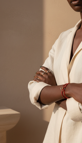 The Trinity Rope Bracelet (Red)