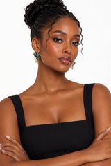 The Verdant Hummingbird Earrings
