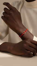 The Trinity Rope Bracelet (Red)