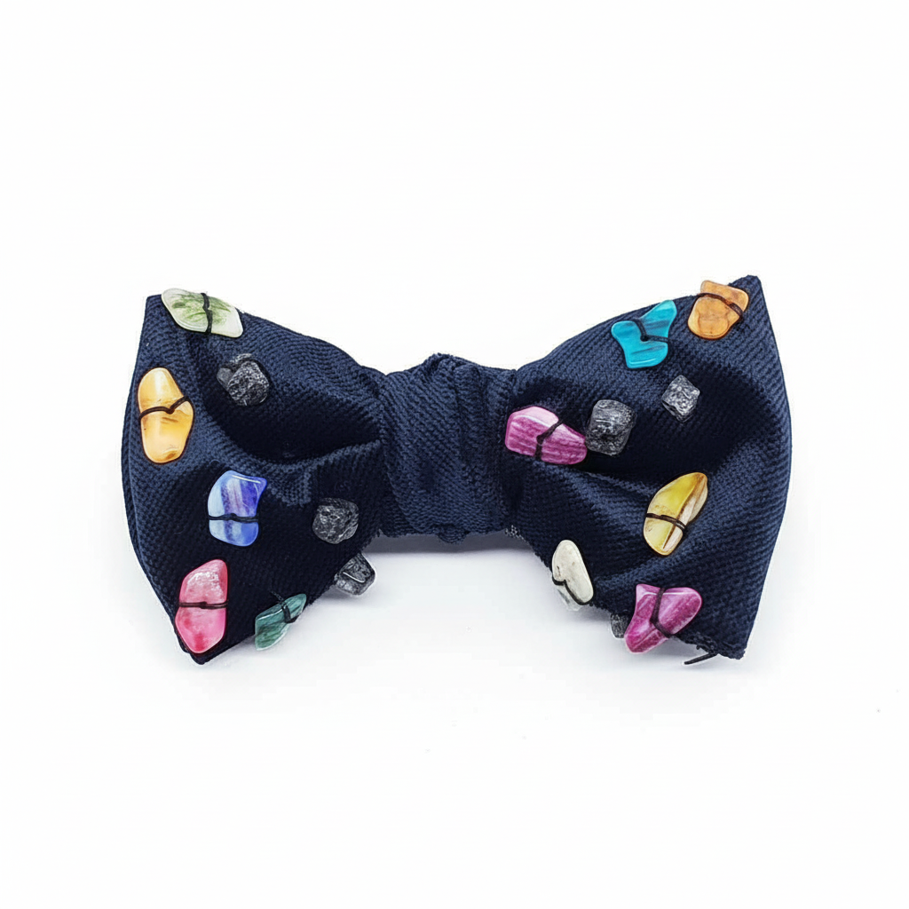The Stoned Velvet Bowtie