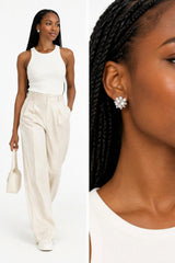 Celestial Pearl Cluster Earrings