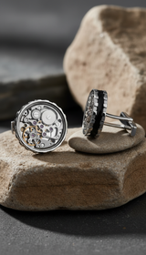 The Horologe Cufflinks (Silver)