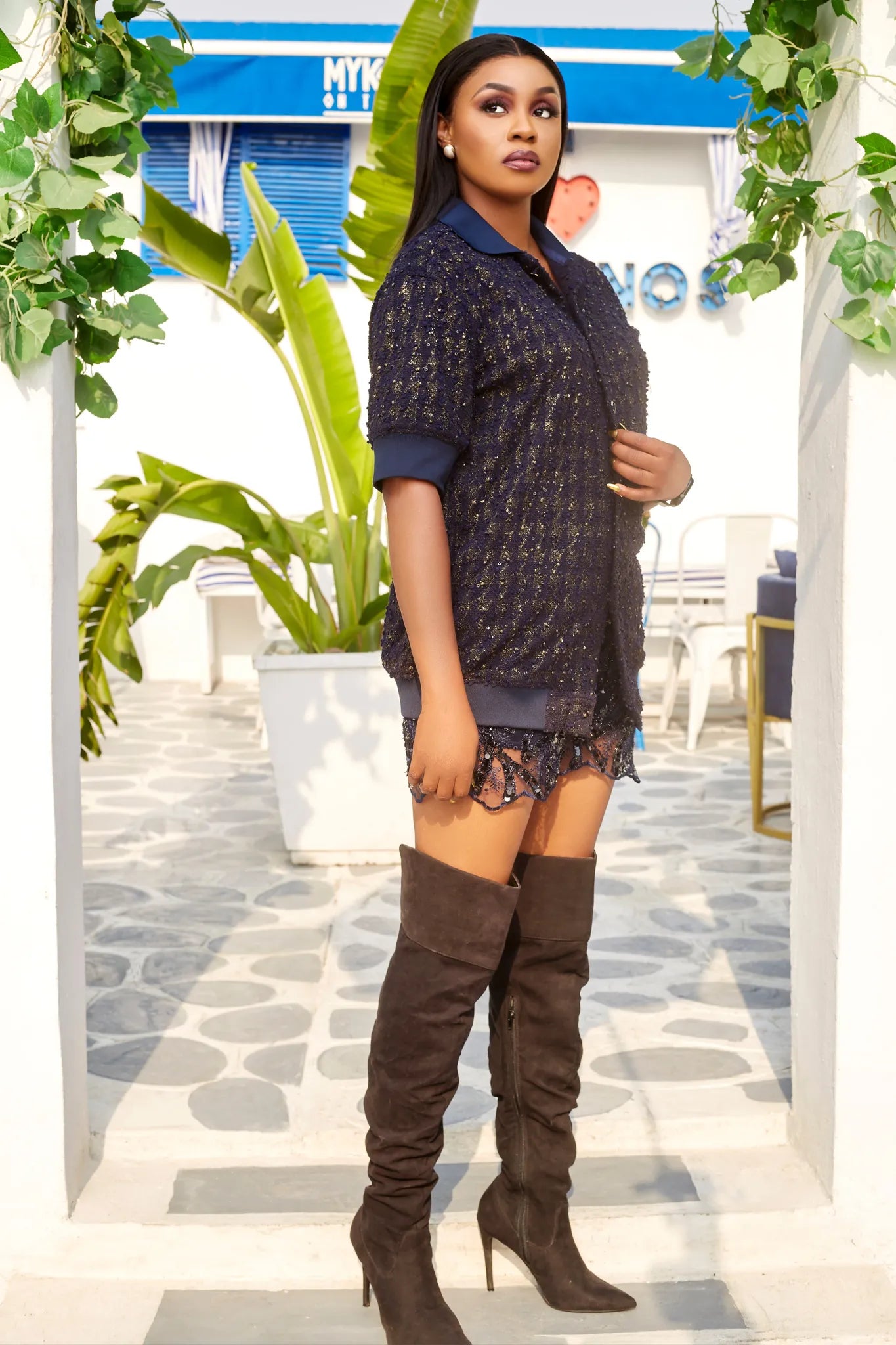 Le gilet à paillettes