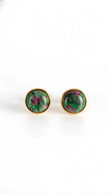 JASPER 18KT GOLD PLATED CUFFLINKS