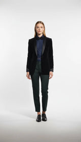 ブラックベルベットエッジタキシード